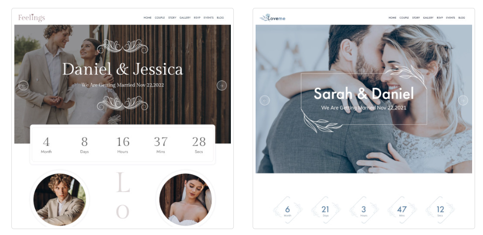 šablony svatební web Brzy svoji